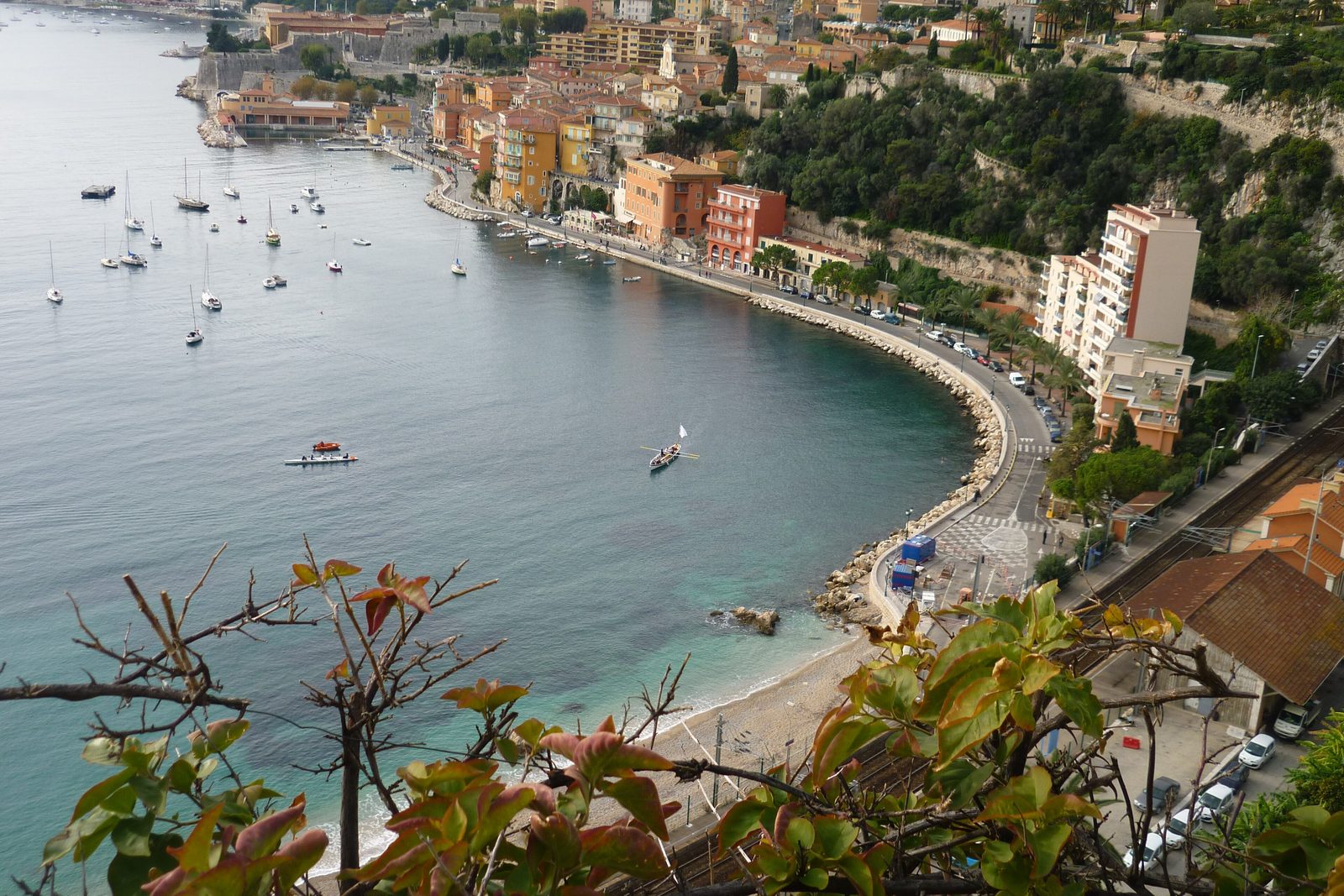 L'anse des Marinières et la rade de Villefranche-sur-Mer